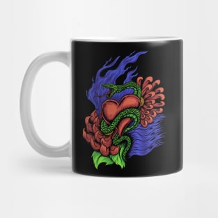 serpent heart Mug